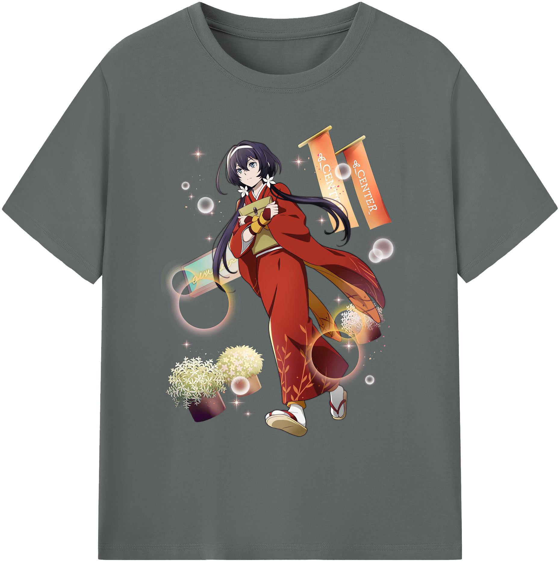 （画像用） 文豪ストレイドッグス Bungo Stray Dogs 綿100％ メンズ半袖Tシャツ｜肌触りやわらか＆通気性